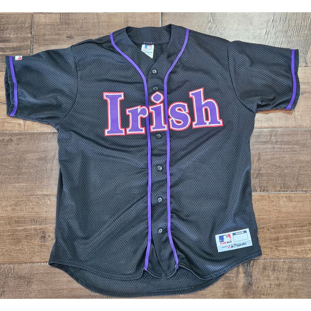 Vintage Majestic Team MLB Iris‎ Jersey Colorado Rockies Dante Brlichette #10